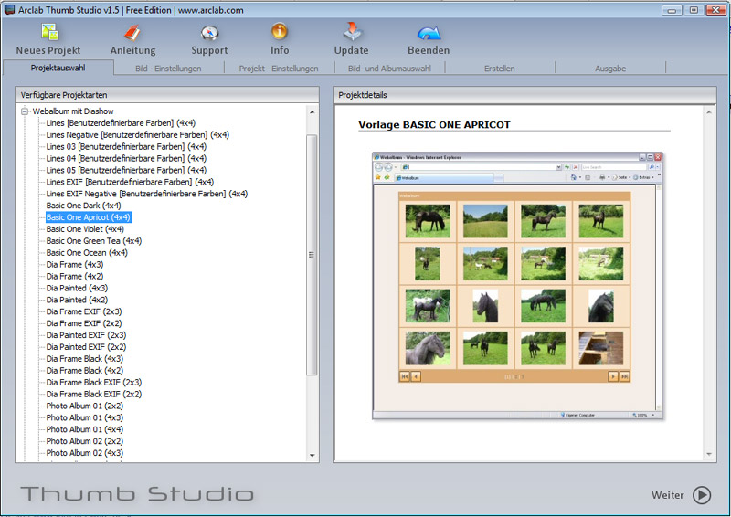 Windows 7 Arclab Thumb Studio 2.13 full