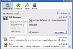 FireFox Developer Toolbar
