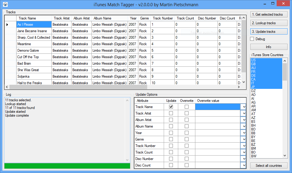 iTunes Match Tagger 2.0.0.0 full