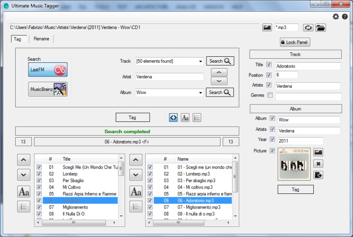 Ultimate Music Tagger 2.8.0.0 full